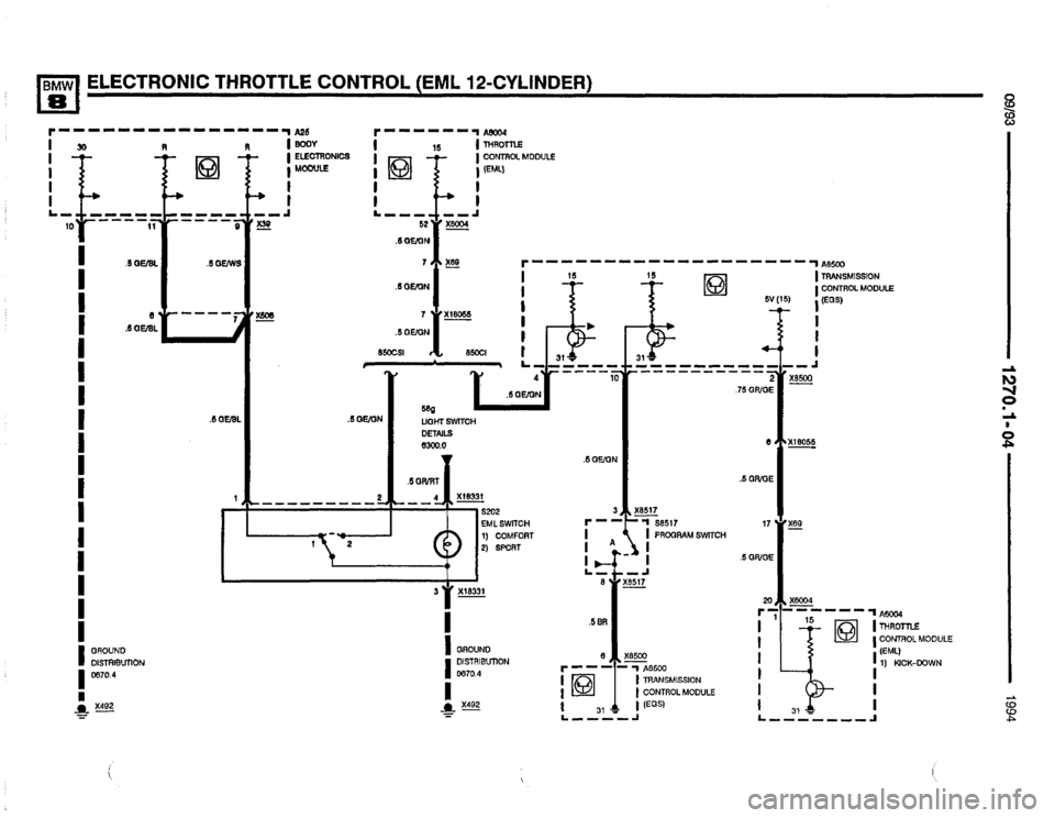 BMW 840ci 1994 E31 Electrical Troubleshooting Manual BMW 840ci 1994 E31 Electrical Troubleshooting Manual