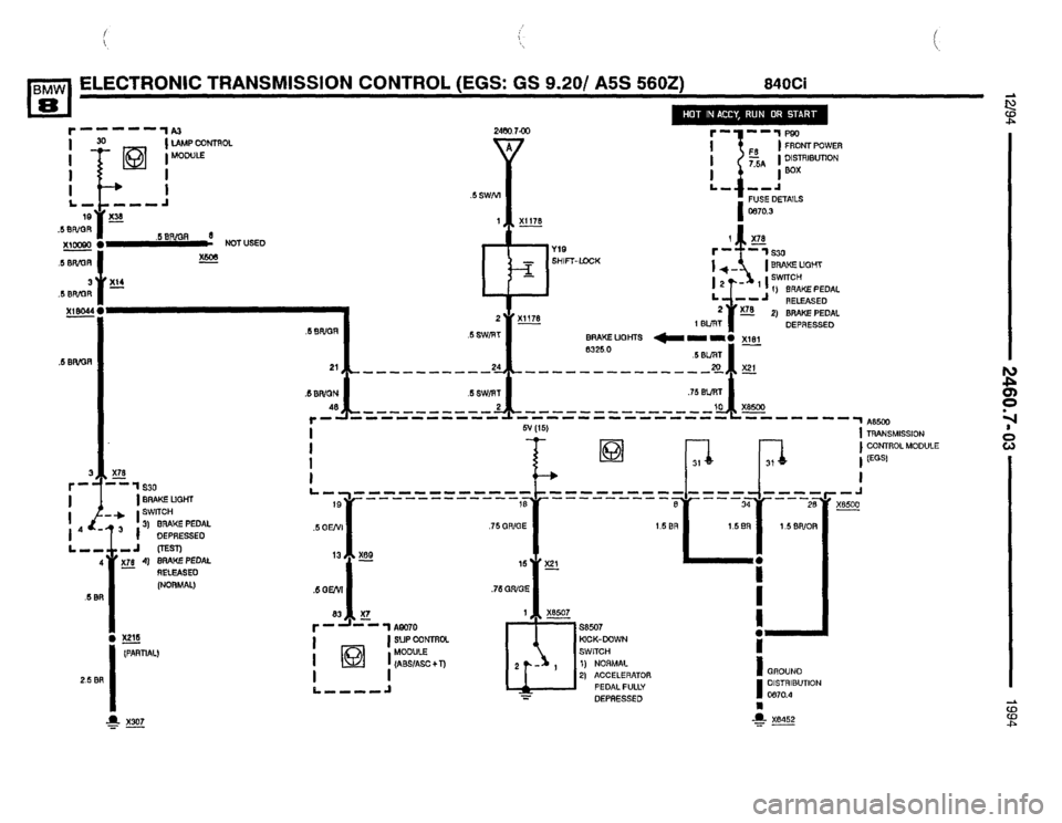 BMW 840ci 1994 E31 Electrical Troubleshooting Manual BMW 840ci 1994 E31 Electrical Troubleshooting Manual