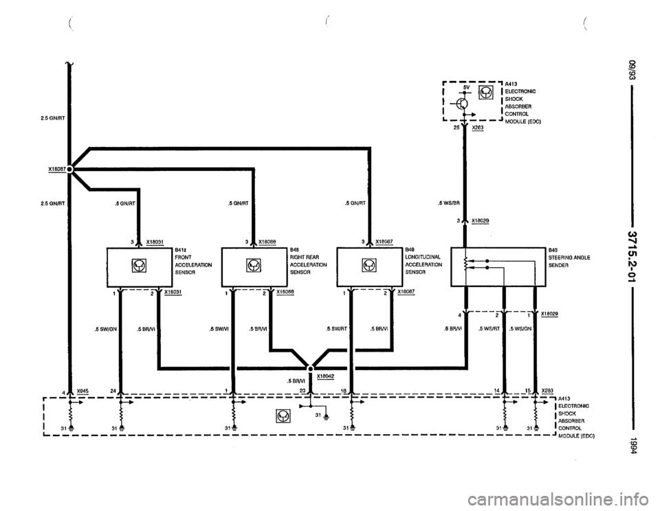 BMW 840ci 1994 E31 Electrical Troubleshooting Manual 