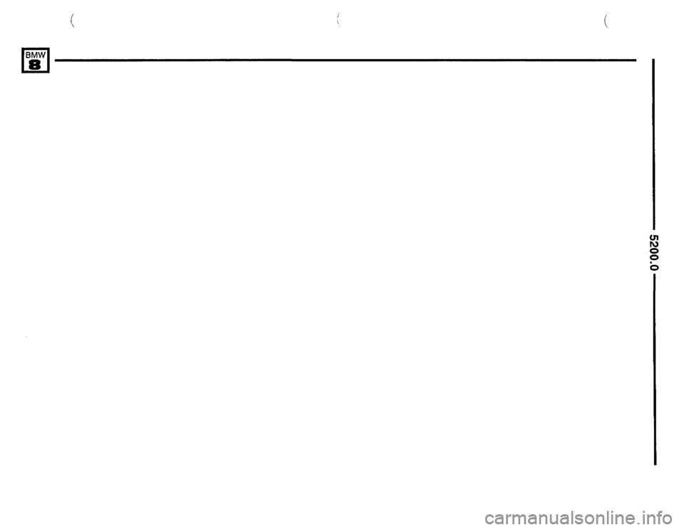 BMW 840ci 1994 E31 Electrical Troubleshooting Manual 