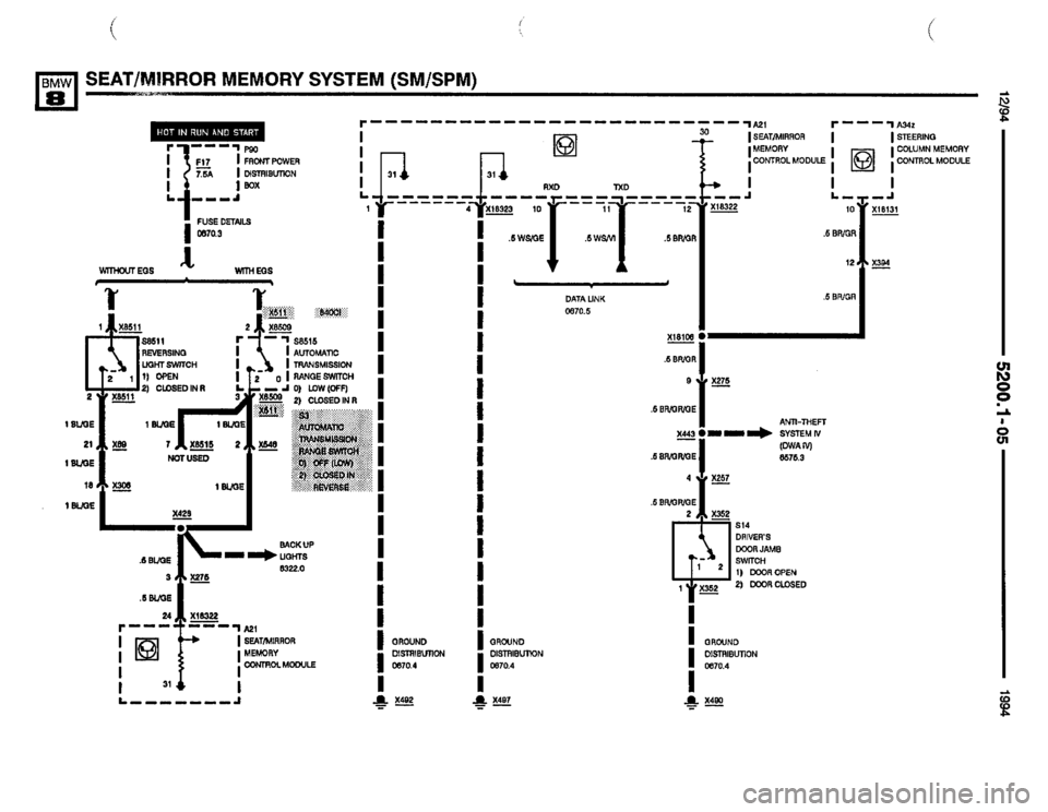 BMW 840ci 1994 E31 Electrical Troubleshooting Manual BMW 840ci 1994 E31 Electrical Troubleshooting Manual