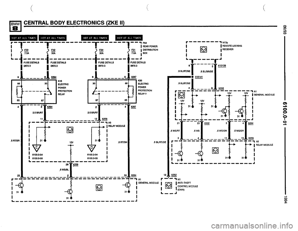 BMW 840ci 1994 E31 Electrical Troubleshooting Manual BMW 840ci 1994 E31 Electrical Troubleshooting Manual