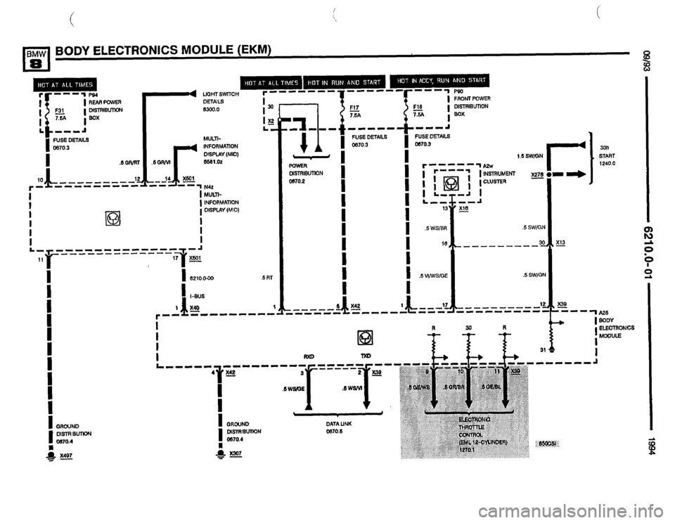 BMW 840ci 1994 E31 Electrical Troubleshooting Manual BMW 840ci 1994 E31 Electrical Troubleshooting Manual