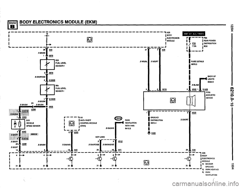 BMW 840ci 1994 E31 Electrical Troubleshooting Manual BMW 840ci 1994 E31 Electrical Troubleshooting Manual