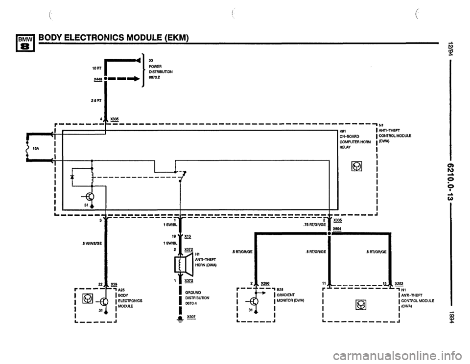 BMW 840ci 1994 E31 Electrical Troubleshooting Manual BMW 840ci 1994 E31 Electrical Troubleshooting Manual