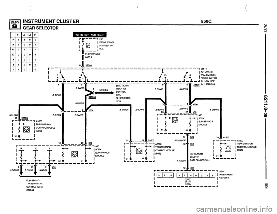 BMW 840ci 1994 E31 Electrical Troubleshooting Manual BMW 840ci 1994 E31 Electrical Troubleshooting Manual