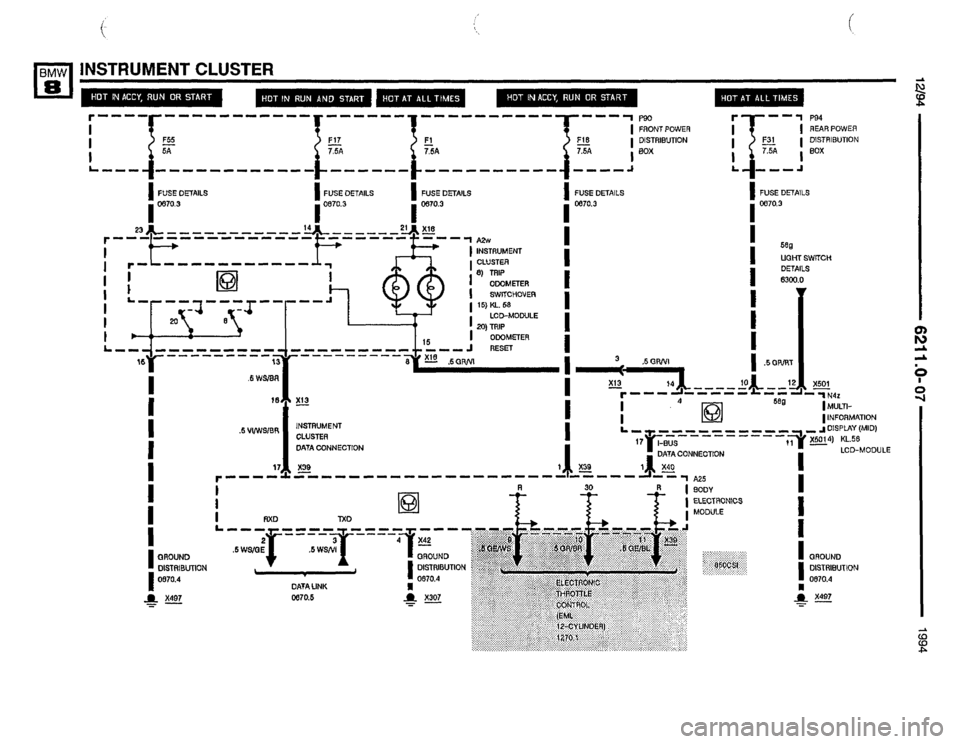 BMW 840ci 1994 E31 Electrical Troubleshooting Manual BMW 840ci 1994 E31 Electrical Troubleshooting Manual