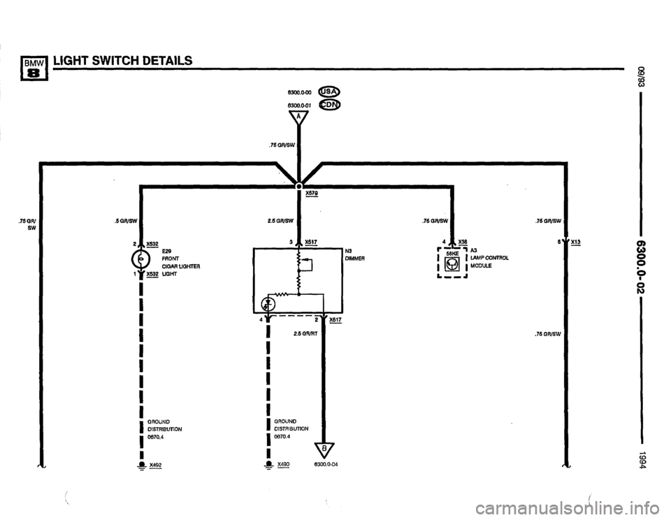 BMW 840ci 1994 E31 Electrical Troubleshooting Manual BMW 840ci 1994 E31 Electrical Troubleshooting Manual