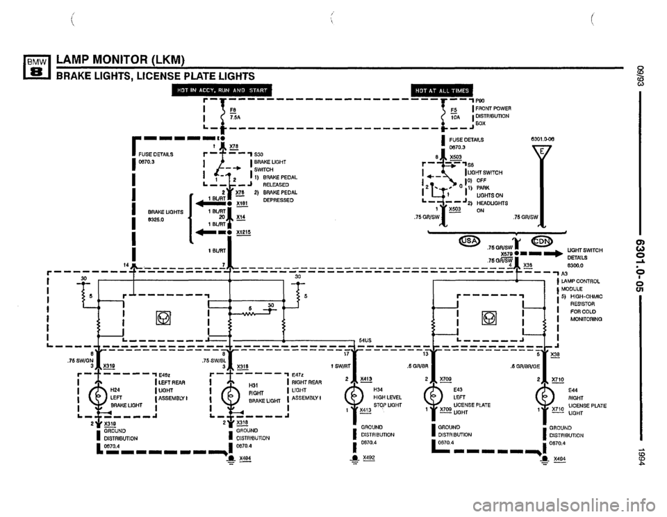 BMW 840ci 1994 E31 Electrical Troubleshooting Manual BMW 840ci 1994 E31 Electrical Troubleshooting Manual