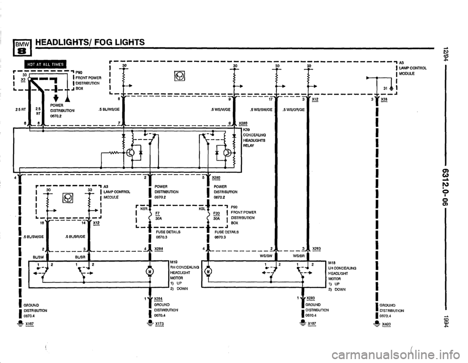 BMW 840ci 1994 E31 Electrical Troubleshooting Manual 