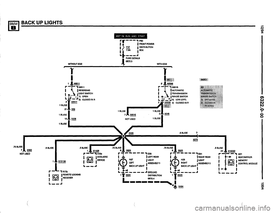 BMW 840ci 1994 E31 Electrical Troubleshooting Manual BMW 840ci 1994 E31 Electrical Troubleshooting Manual