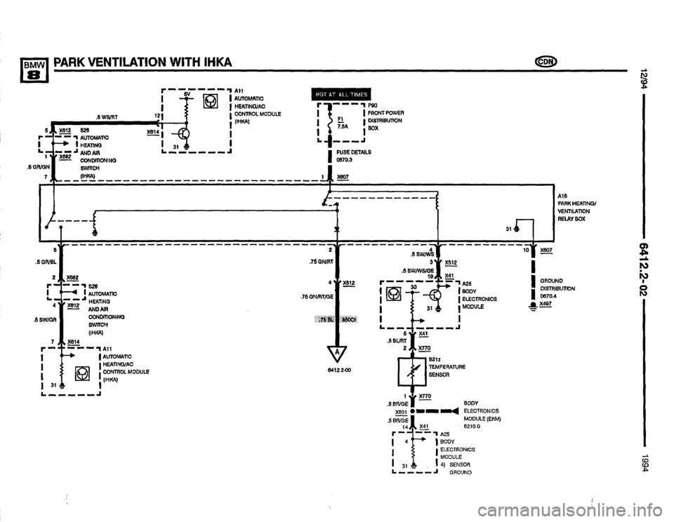 BMW 840ci 1994 E31 Electrical Troubleshooting Manual BMW 840ci 1994 E31 Electrical Troubleshooting Manual