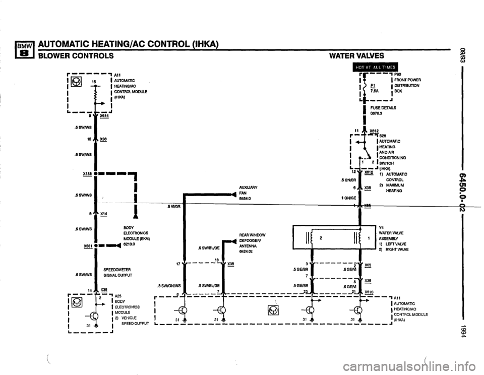 BMW 840ci 1994 E31 Electrical Troubleshooting Manual 