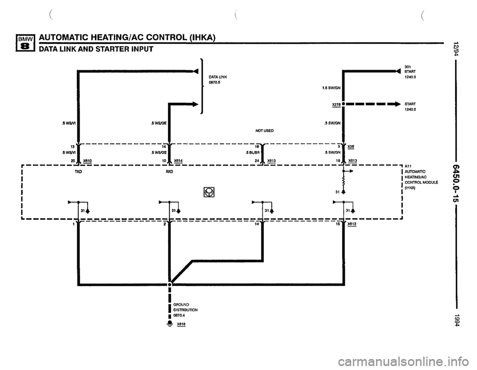 BMW 840ci 1994 E31 Electrical Troubleshooting Manual BMW 840ci 1994 E31 Electrical Troubleshooting Manual