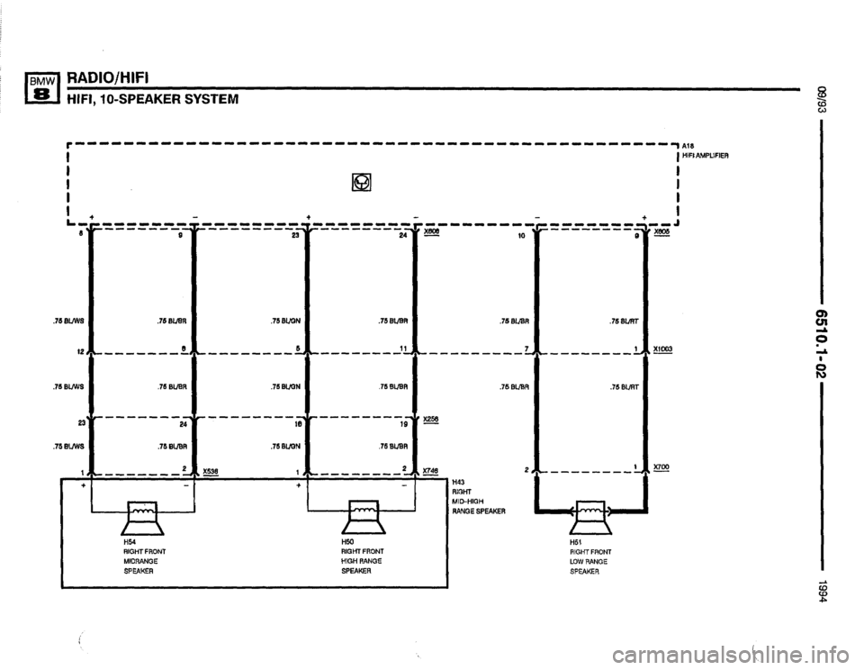 BMW 840ci 1994 E31 Electrical Troubleshooting Manual 