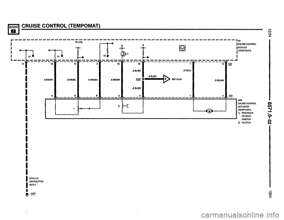 BMW 840ci 1994 E31 Electrical Troubleshooting Manual 