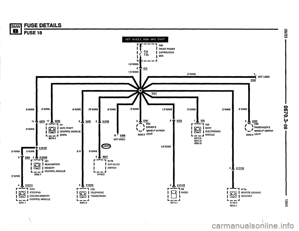 BMW 840ci 1994 E31 Electrical Troubleshooting Manual 