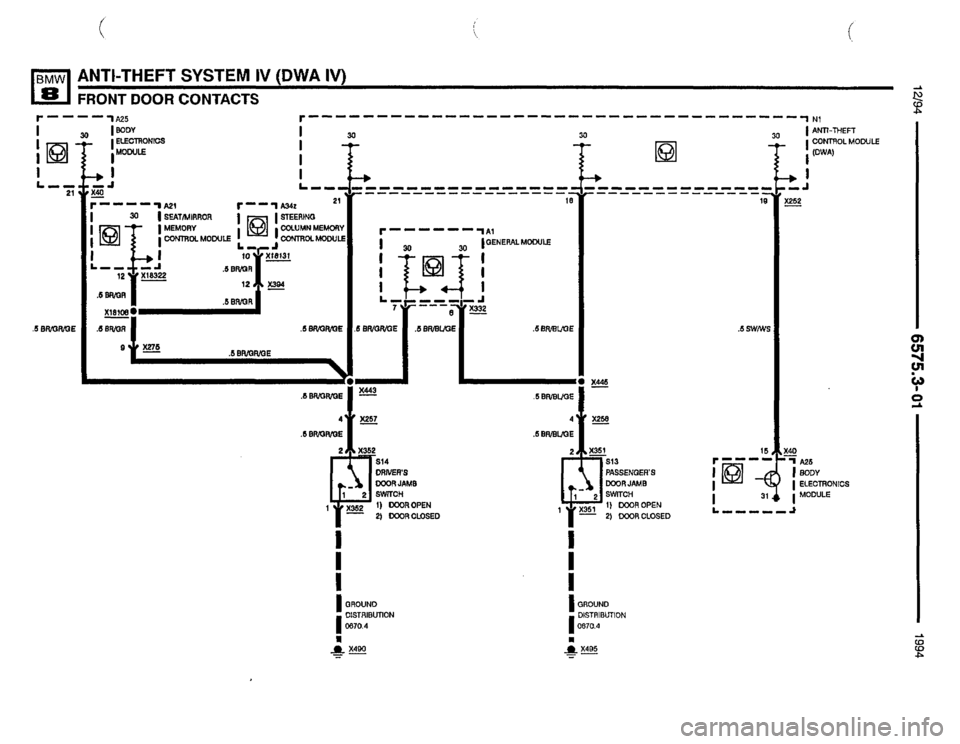BMW 840ci 1994 E31 Electrical Troubleshooting Manual BMW 840ci 1994 E31 Electrical Troubleshooting Manual
