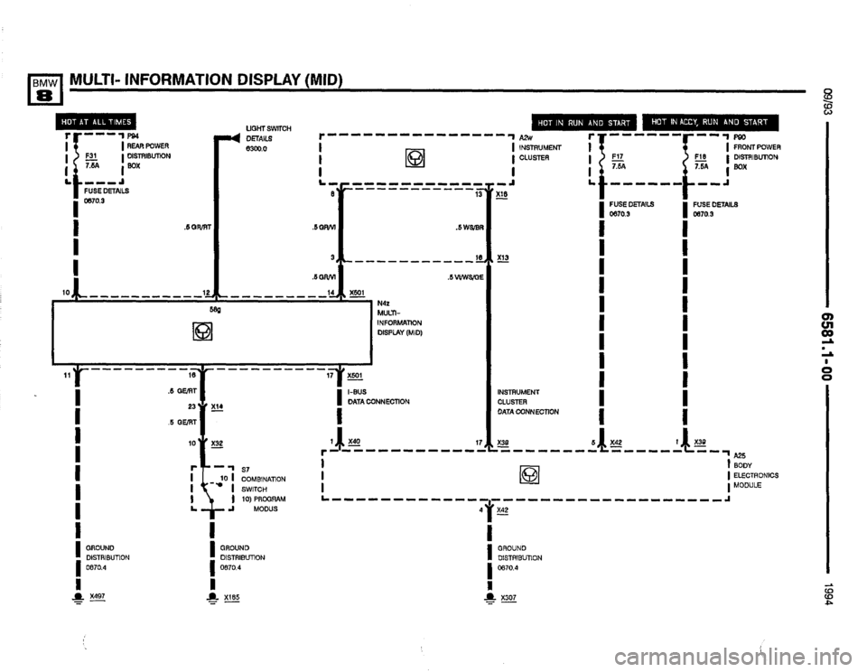 BMW 840ci 1994 E31 Electrical Troubleshooting Manual BMW 840ci 1994 E31 Electrical Troubleshooting Manual