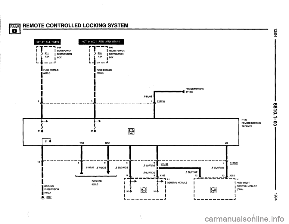BMW 840ci 1994 E31 Electrical Troubleshooting Manual BMW 840ci 1994 E31 Electrical Troubleshooting Manual