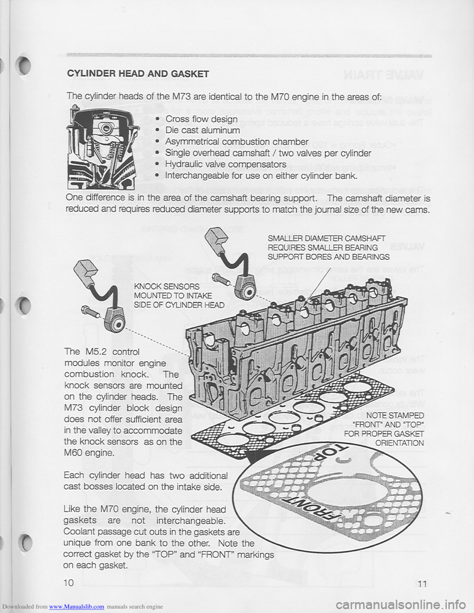 BMW 750i 1994 E38 M73 Training Reference Manual Downloaded from www.Manualslib.com manuals search engine   