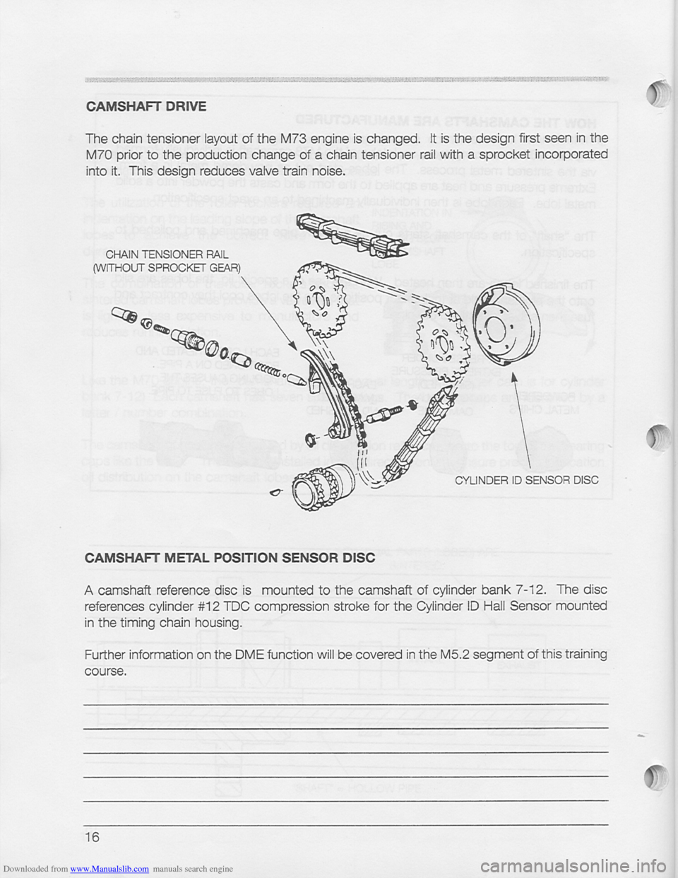 BMW 750i 1994 E38 M73 Training Reference Manual Downloaded from www.Manualslib.com manuals search engine   