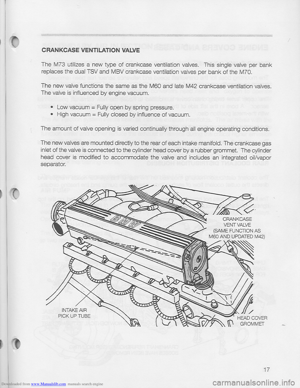 BMW 750i 1994 E38 M73 Training Reference Manual Downloaded from www.Manualslib.com manuals search engine   