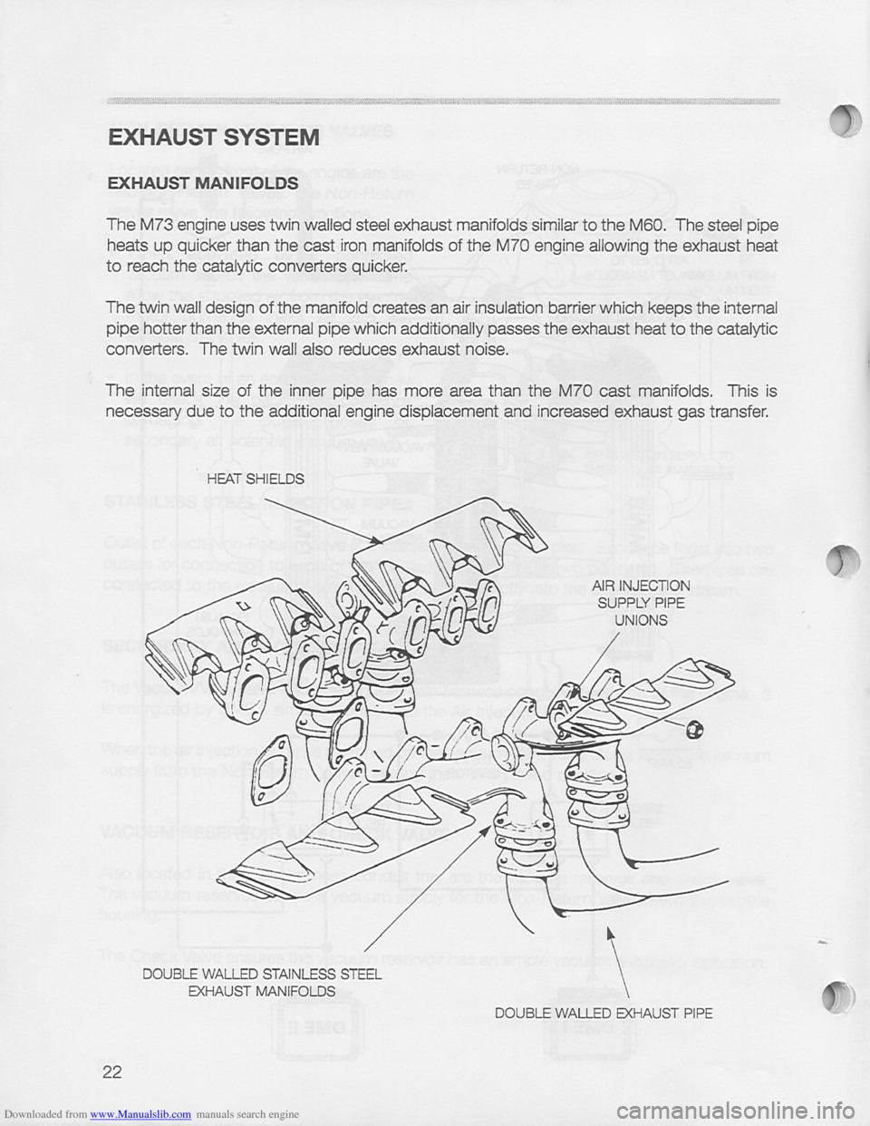 BMW 850i 1994 E31 M73 Training Reference Manual Downloaded from www.Manualslib.com manuals search engine   