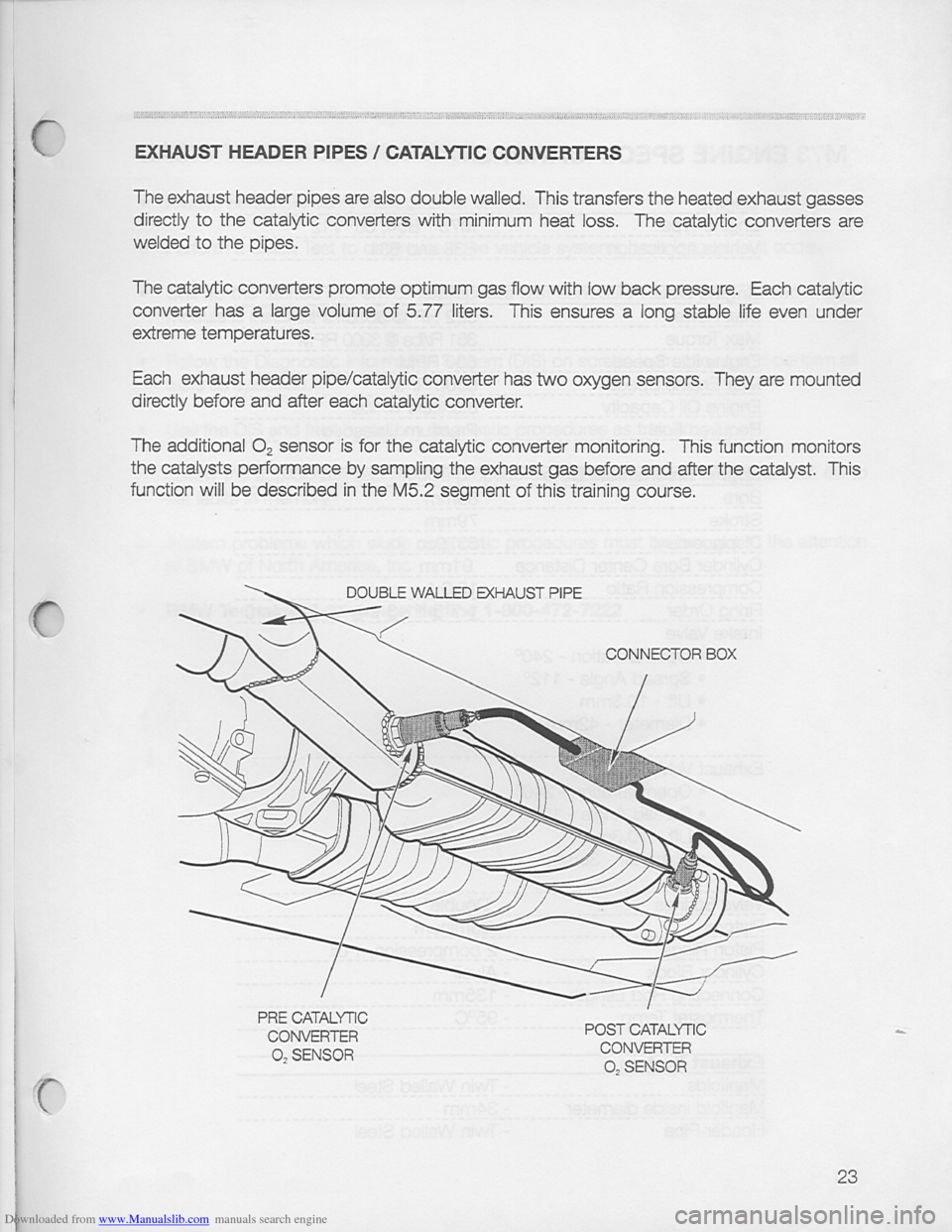 BMW 850i 1994 E31 M73 Training Reference Manual Downloaded from www.Manualslib.com manuals search engine   