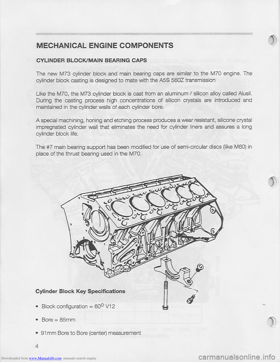 BMW 750i 1994 E38 M73 Training Reference Manual Downloaded from www.Manualslib.com manuals search engine   