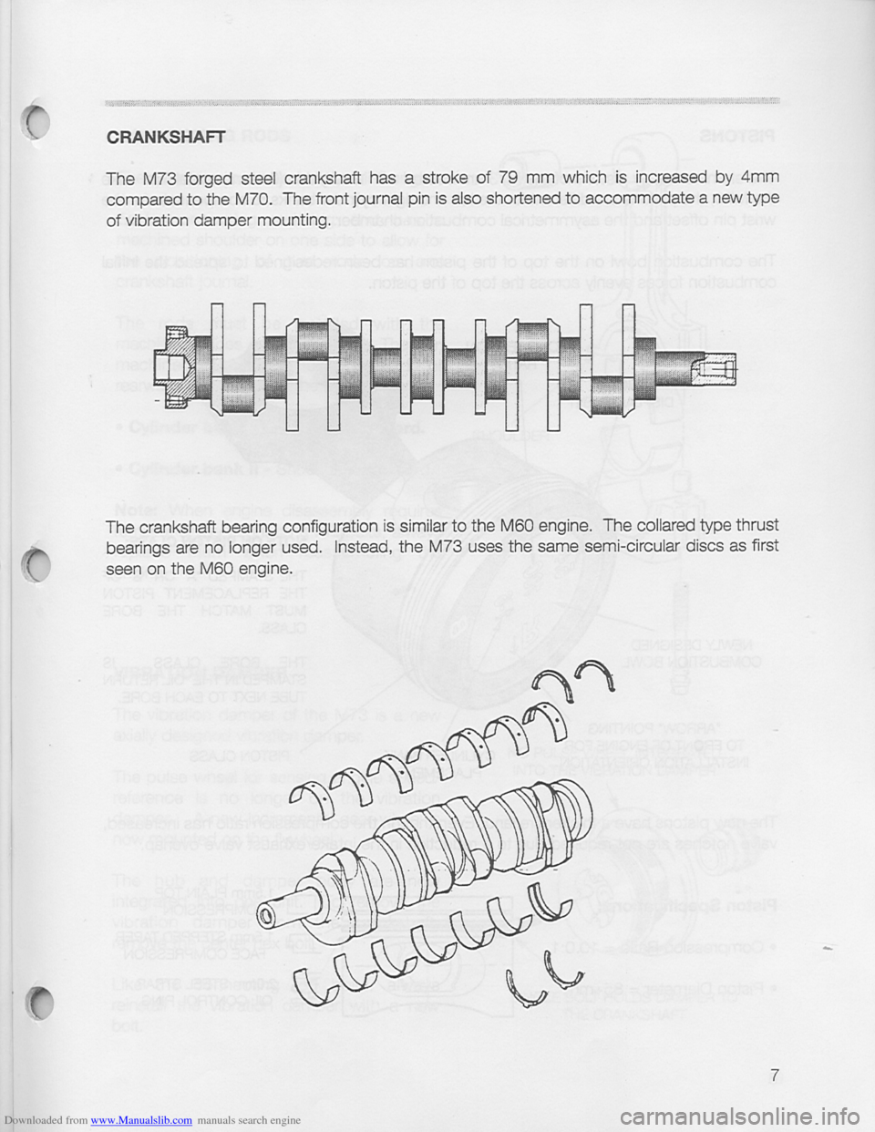 BMW 750i 1994 E38 M73 Training Reference Manual Downloaded from www.Manualslib.com manuals search engine   