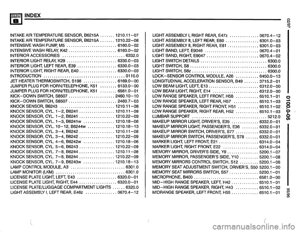 BMW 840ci 1995 E31 Electrical Troubleshooting Manual 