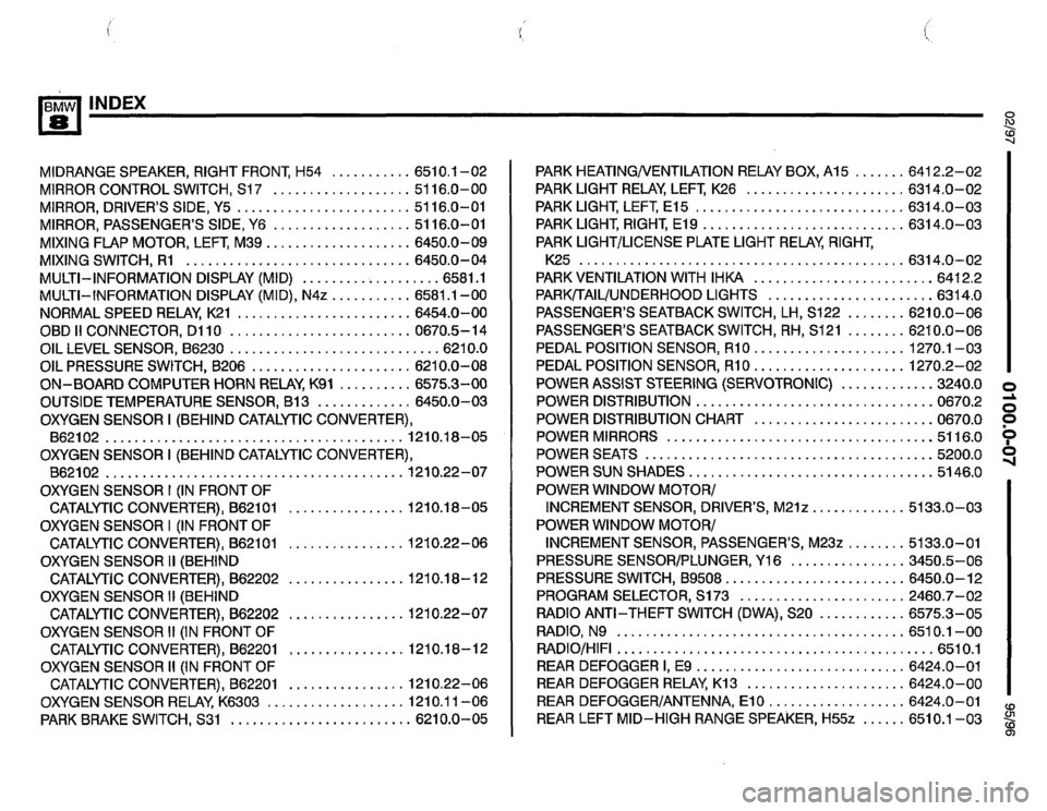 BMW 840ci 1995 E31 Electrical Troubleshooting Manual 