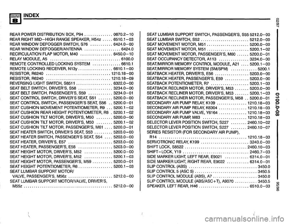 BMW 840ci 1995 E31 Electrical Troubleshooting Manual 