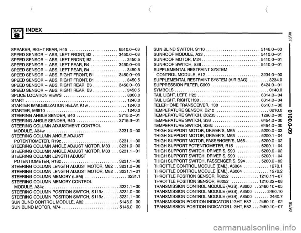 BMW 840ci 1995 E31 Electrical Troubleshooting Manual 