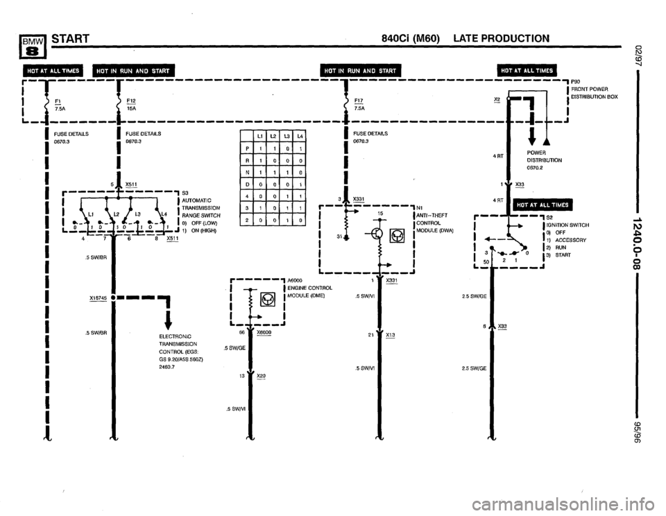 BMW 850csi 1995 E31 Electrical Troubleshooting Manual BMW 850csi 1995 E31 Electrical Troubleshooting Manual