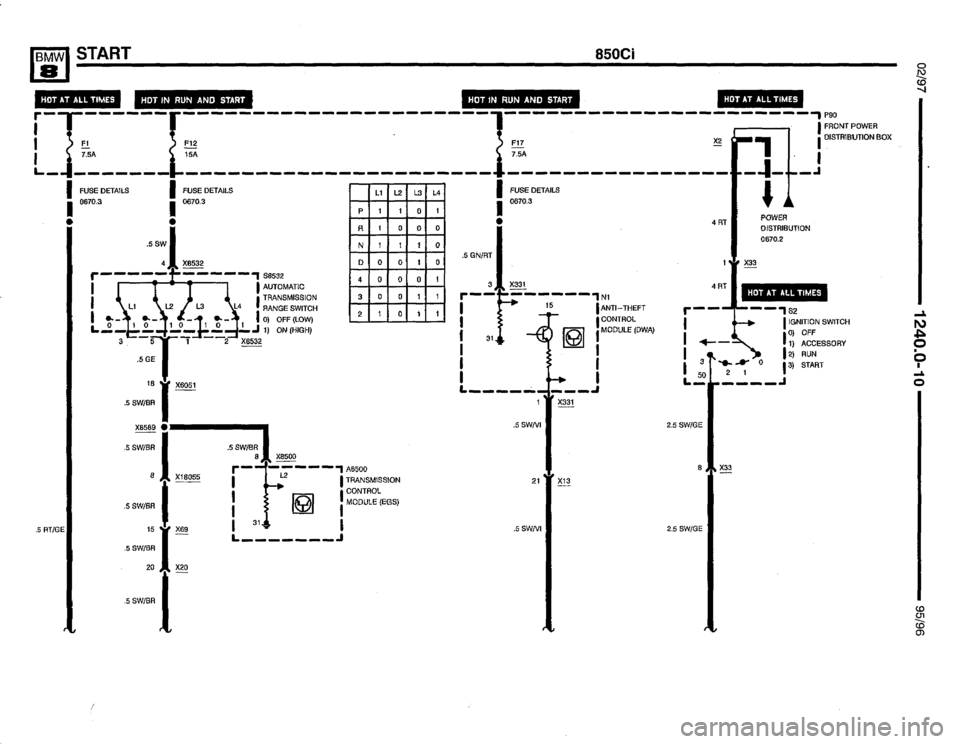 BMW 850ci 1995 E31 Electrical Troubleshooting Manual BMW 850ci 1995 E31 Electrical Troubleshooting Manual