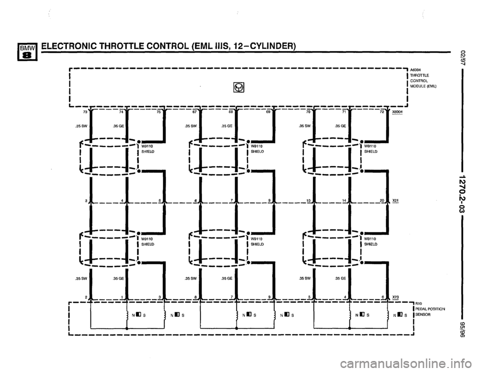BMW 850ci 1995 E31 Electrical Troubleshooting Manual 