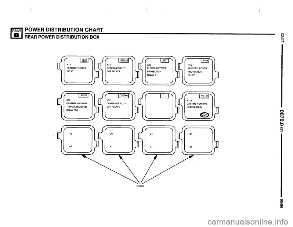 BMW 850csi 1995 E31 Electrical Troubleshooting Manual 