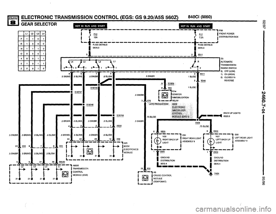 BMW 850ci 1995 E31 Electrical Troubleshooting Manual BMW 850ci 1995 E31 Electrical Troubleshooting Manual
