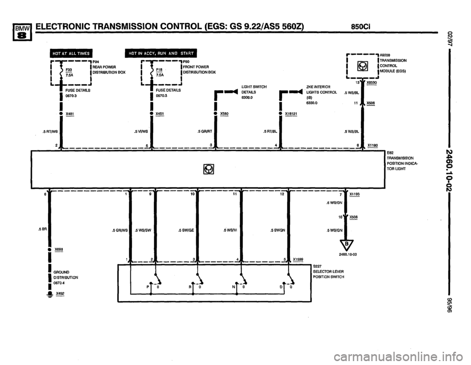 BMW 850ci 1995 E31 Electrical Troubleshooting Manual BMW 850ci 1995 E31 Electrical Troubleshooting Manual