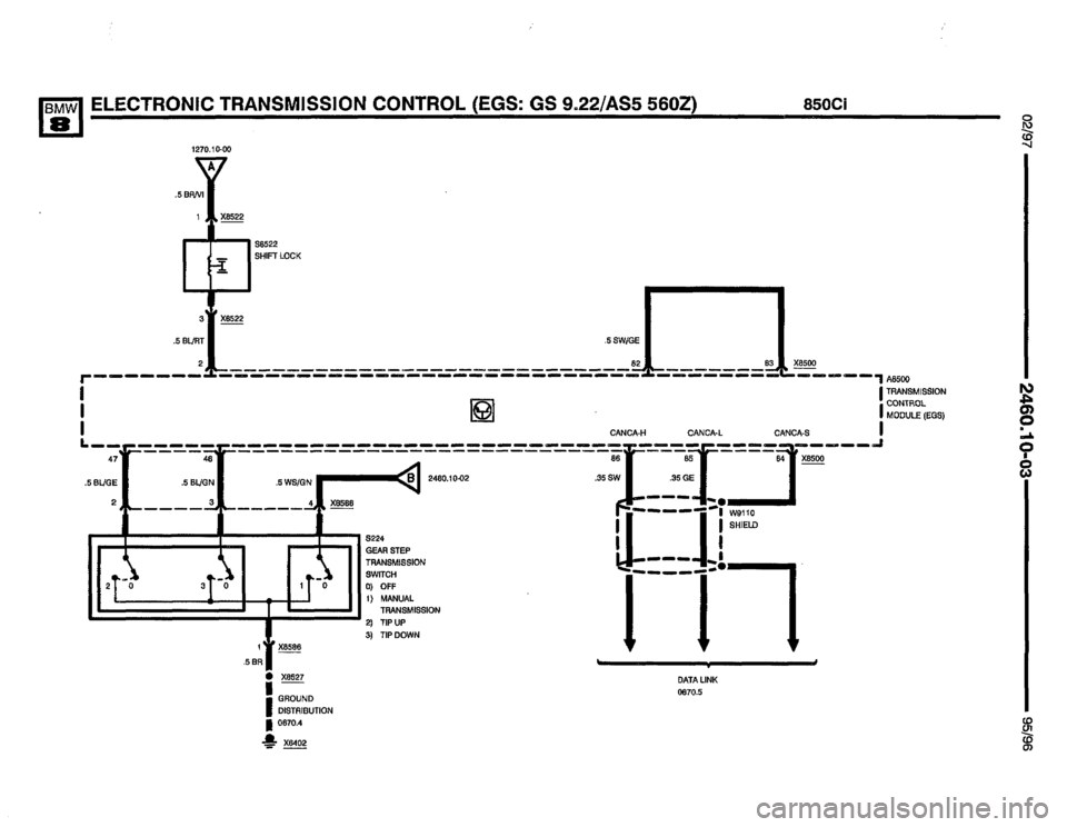 BMW 850ci 1995 E31 Electrical Troubleshooting Manual BMW 850ci 1995 E31 Electrical Troubleshooting Manual