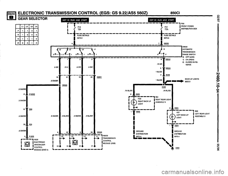 BMW 850ci 1995 E31 Electrical Troubleshooting Manual BMW 850ci 1995 E31 Electrical Troubleshooting Manual