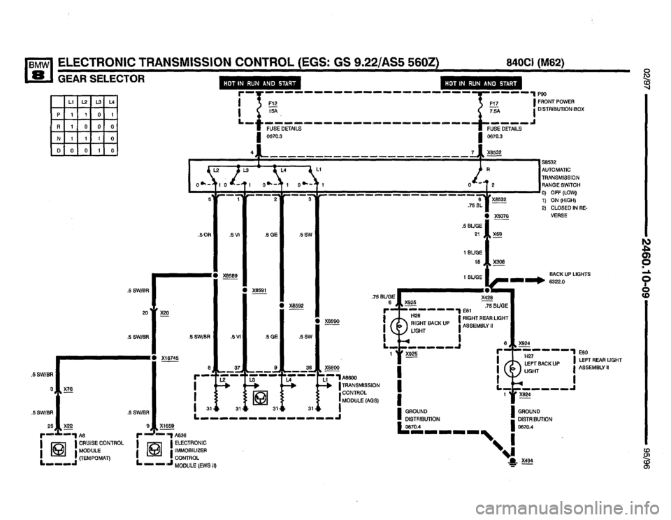 BMW 850ci 1995 E31 Electrical Troubleshooting Manual BMW 850ci 1995 E31 Electrical Troubleshooting Manual