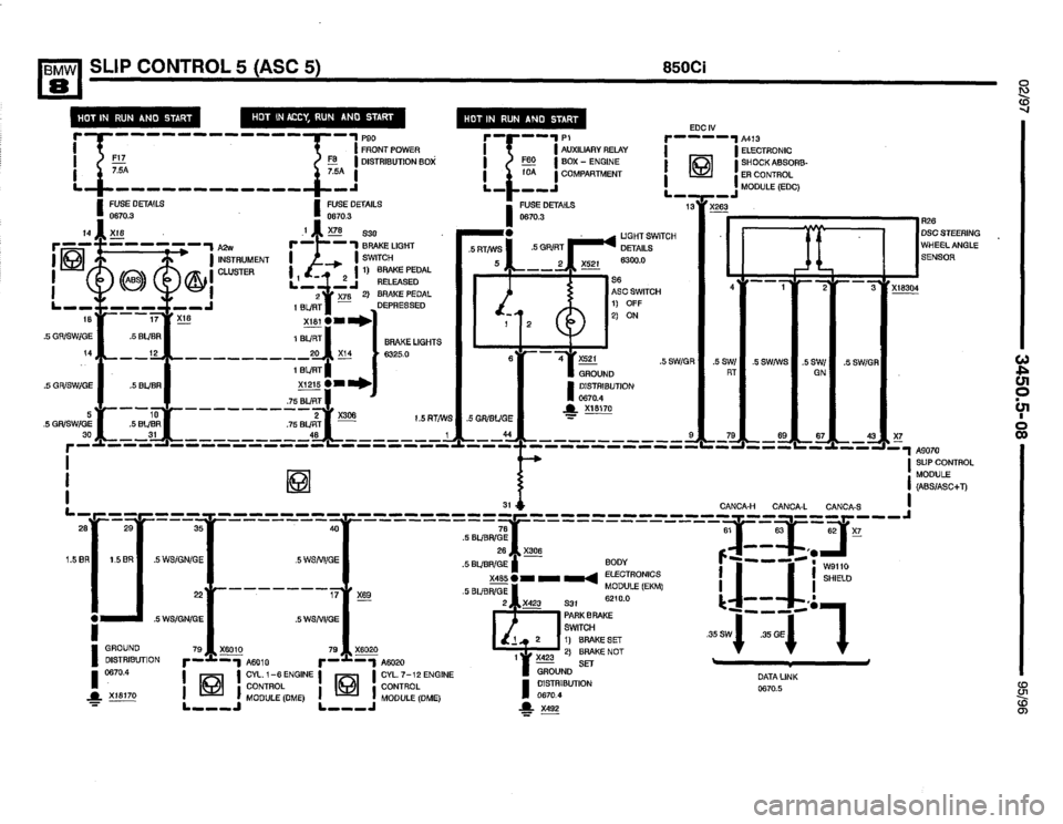 BMW 850ci 1995 E31 Electrical Troubleshooting Manual BMW 850ci 1995 E31 Electrical Troubleshooting Manual