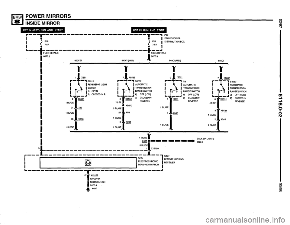 BMW 850ci 1995 E31 Electrical Troubleshooting Manual BMW 850ci 1995 E31 Electrical Troubleshooting Manual