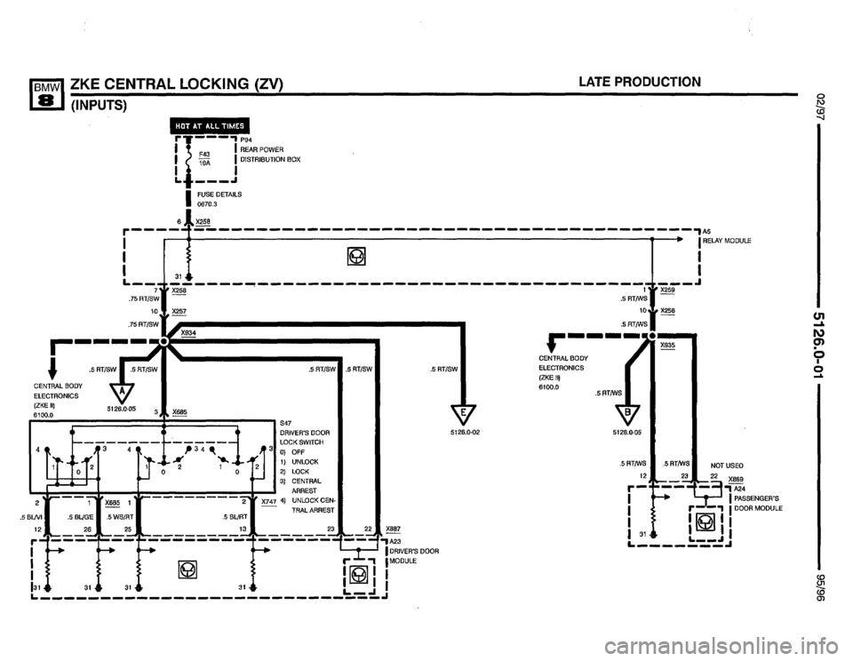 BMW 850ci 1995 E31 Electrical Troubleshooting Manual BMW 850ci 1995 E31 Electrical Troubleshooting Manual
