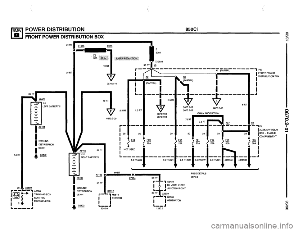 BMW 840ci 1995 E31 Electrical Troubleshooting Manual 