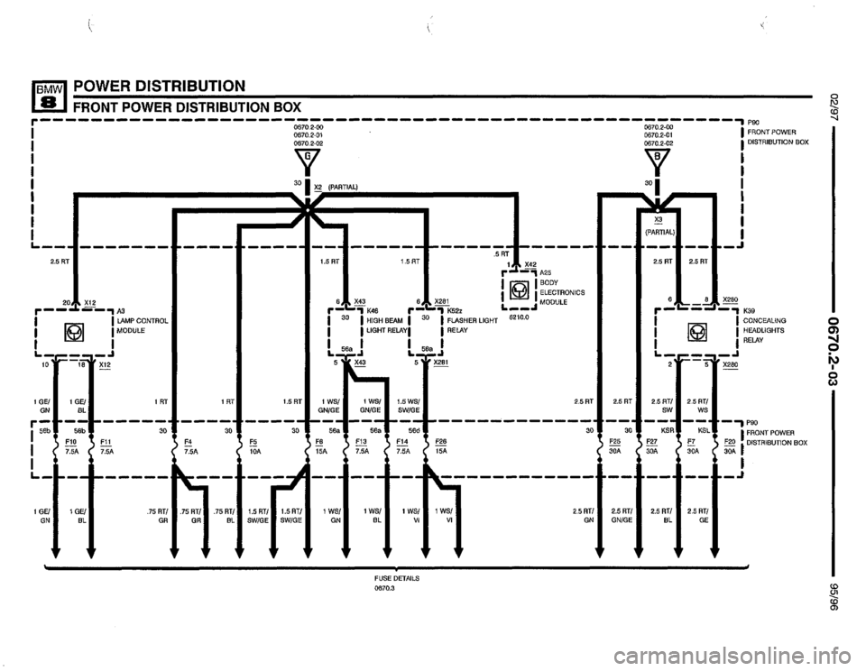 BMW 840ci 1995 E31 Electrical Troubleshooting Manual 