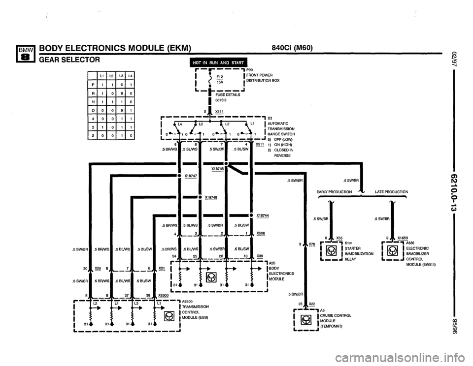BMW 850ci 1995 E31 Electrical Troubleshooting Manual BMW 850ci 1995 E31 Electrical Troubleshooting Manual